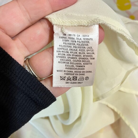 Anthropologie HD In Paris Fluttered Flores Blouse Size 0 - Picture 5 of 7